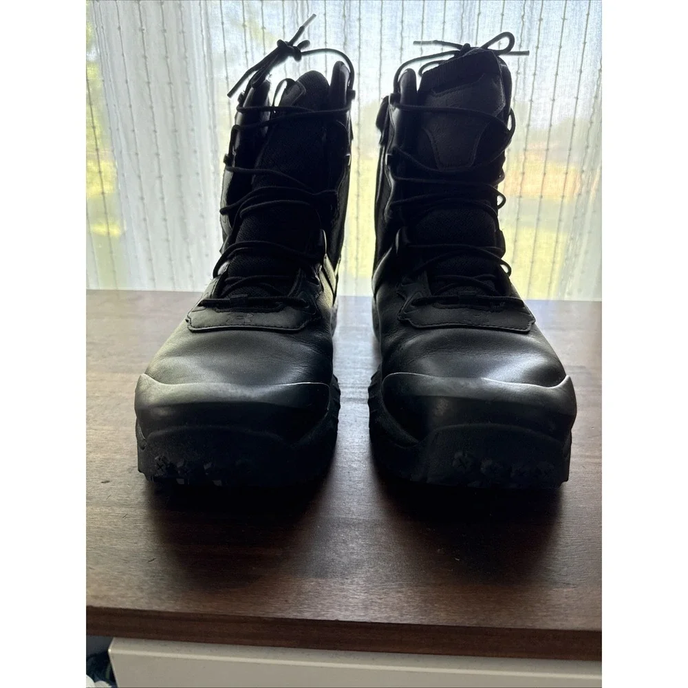 UNDER AMOUR MENS BLACK BOOT UA MG VALSETZ LTHR WP ZIP 3026738-001